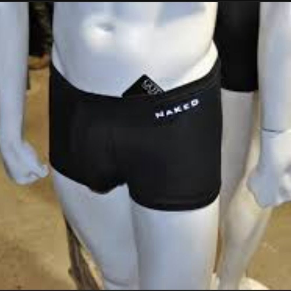 NAKED Microfiber Black Men's Boxer Briefs